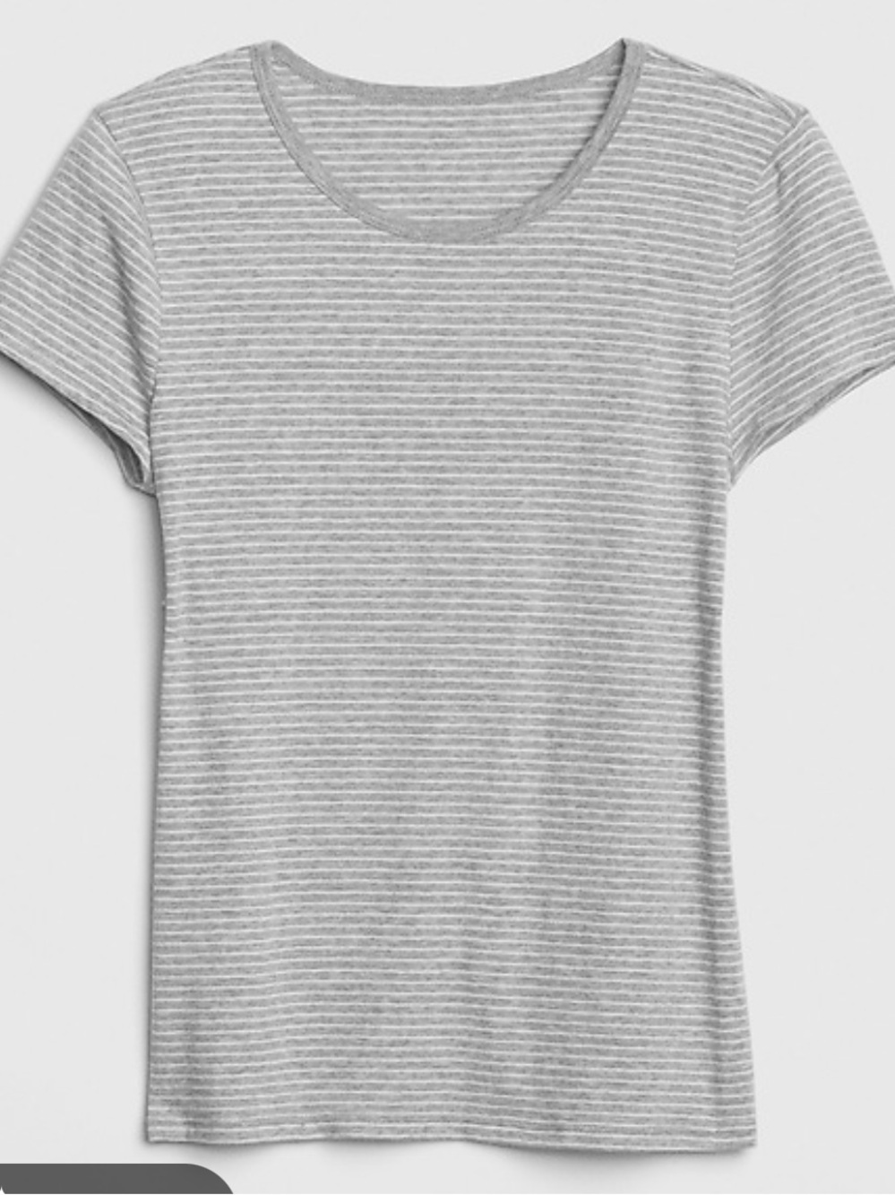 Cute Grey and Silver Striped T-shirt